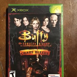 New Sealed Buffy the Vampire Slayer: Chaos Bleeds (Microsoft Xbox, 2003) Game