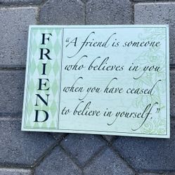 Wooden Plaque