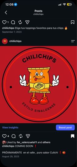 Chiliichips catering , snacks for your next event , barra de snacks para tu próximo evento