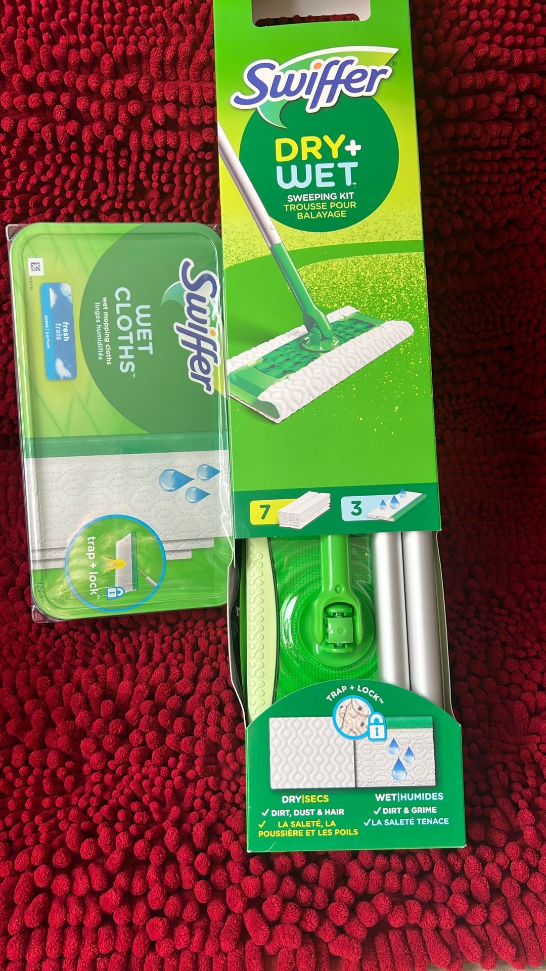 Swiffer Dry + Wet Sweeping Kit !