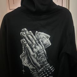 Size Small Hand Praying Sweater 