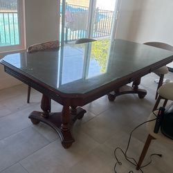 WOOD DINING TABLE
