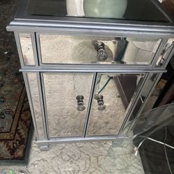 Pier1 Mirror Nightstand $60. Lane Chests White $70 Each. Dresser $200