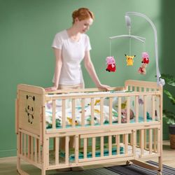 Baby Crib Mobile Bell Holder with Music Box