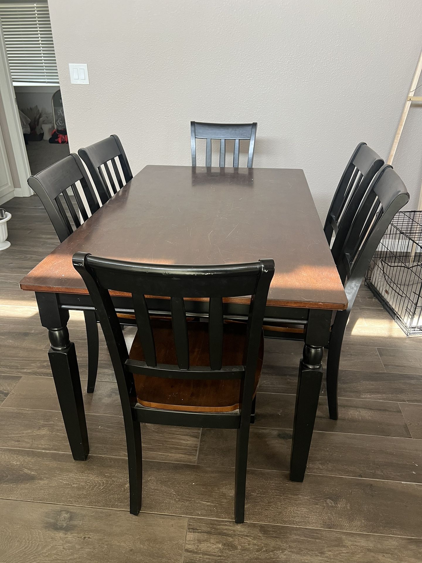Dining Table And Chairs Set Of 6