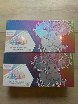 Lot of 2 Pokemon prismatic spc super premium collection