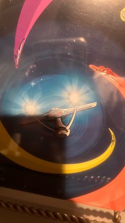 Star Trek Animated Starship Enterprise Art Print 3 # 1 sets lot