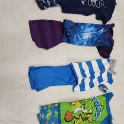 Toddler Summer Pajamas 4 Pairs Size 2-3