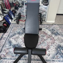 Rogue Fitness Multi-Functional Weight Bench – Like New! With 10-55 Adjustable Weights!