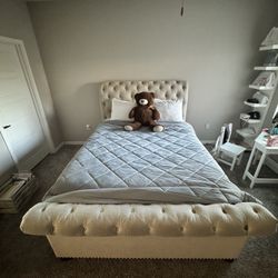 Bed Frame And Bed Baseboard 