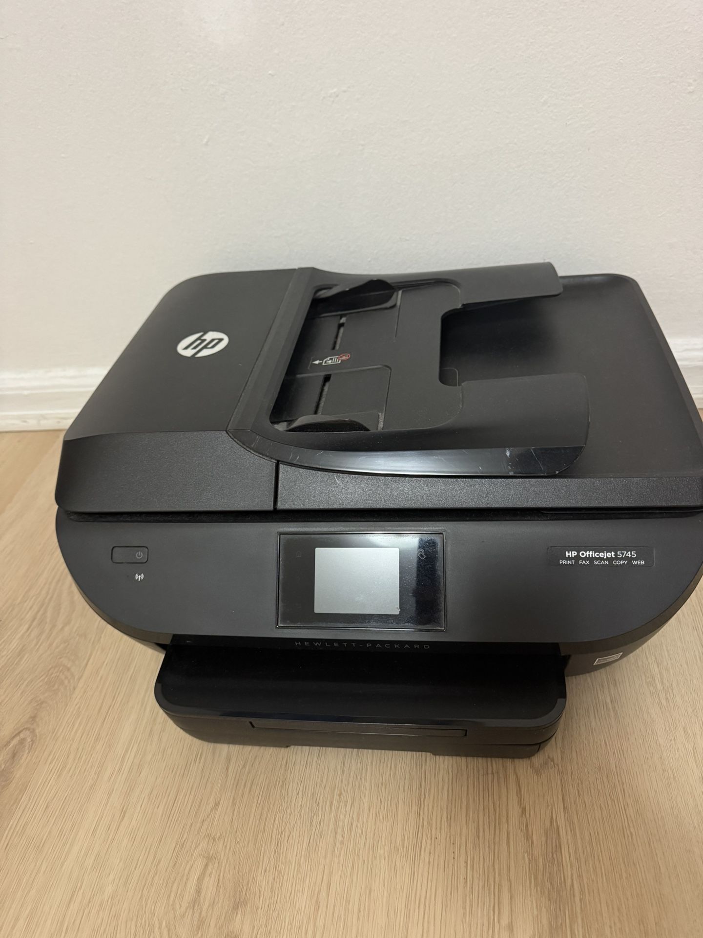 Brand new HP Officejet 5745 All-in-One Wireless Inkjet Printer. No INK Functions Print, Copy, Scan, Fax, Web, Photo Multitasking supported