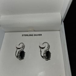 Sapphire Diamond Earrings