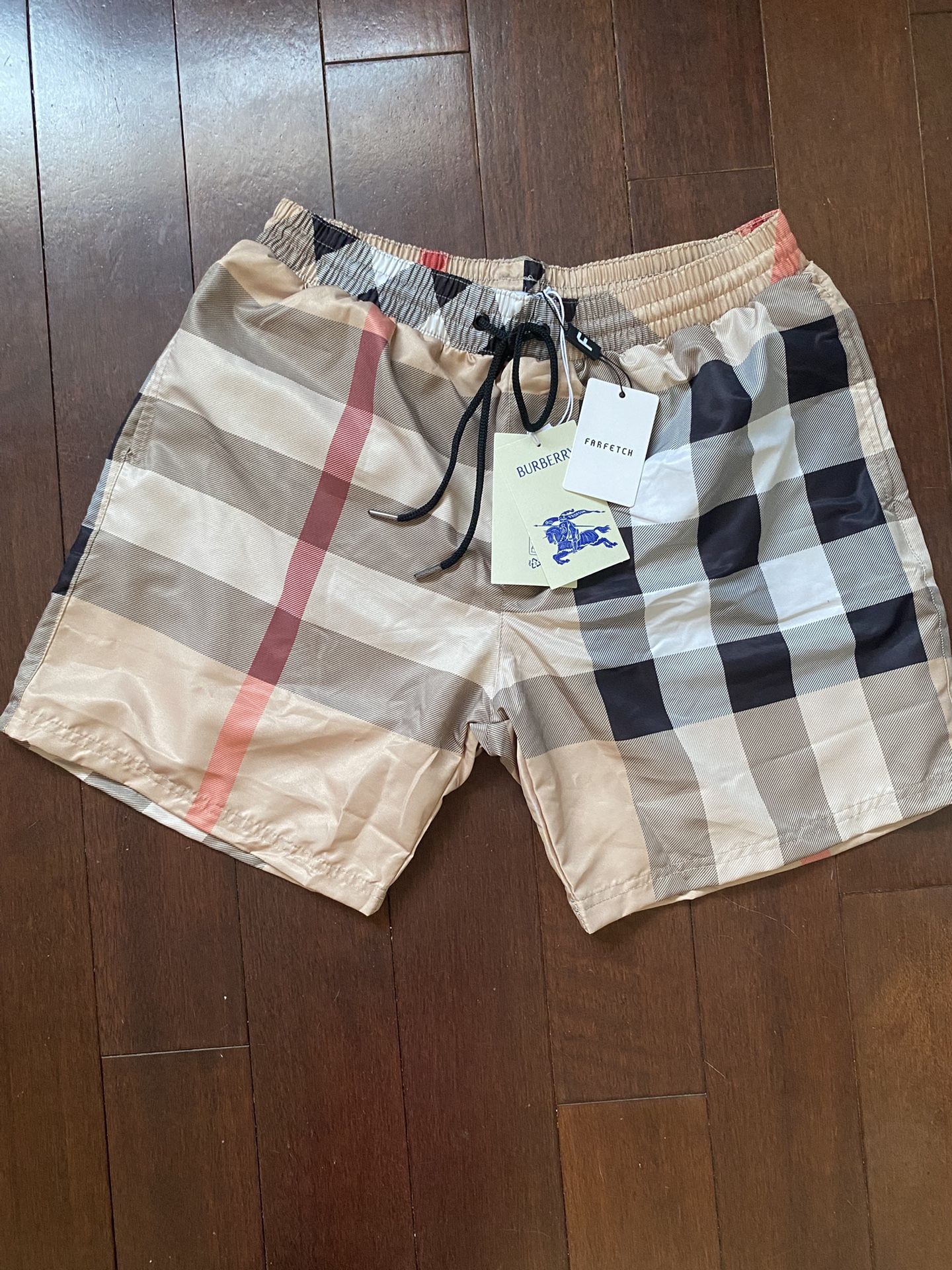 Burberry Burberry Check Swim Shorts XL