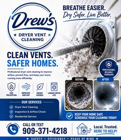Dryer vent cleaning