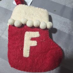 NEW SMALL STOCKING "F"