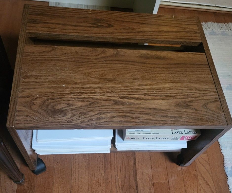 Printer Stand on Wheels