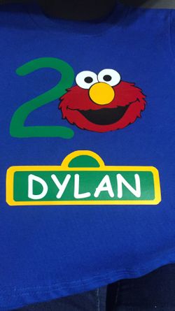 Elmo Birthday shirts