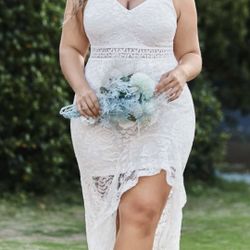 Wedding Dress Engagment Photo Dress 