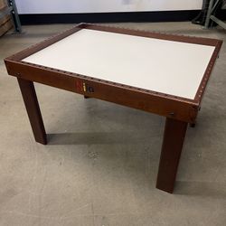 NILO Small Multi Activity Table In Dark Walnut