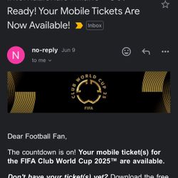 4 Tickets CF Monterrey vs FC Internazionale Milano FIFA Club World Cup Row 11