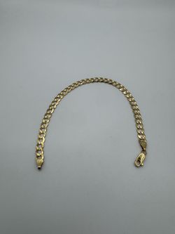 14KT Yellow Gold Curb Link Bracelet