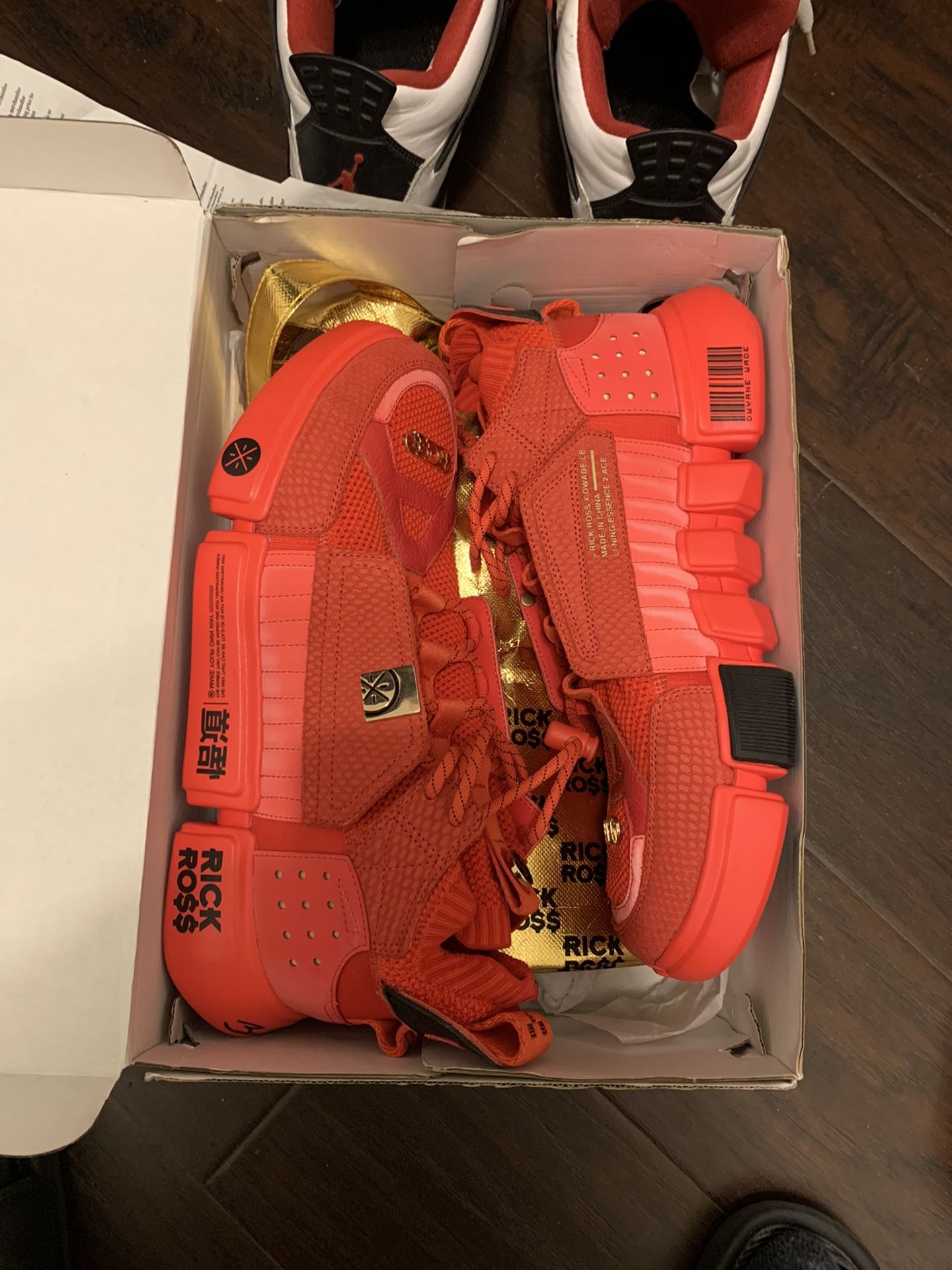 Rick Ross Dwayne Wade Collab Shoes