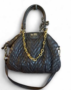 🤎Coach 70th Anniversary- Y2K style- Brown Quilted Satchel Purse