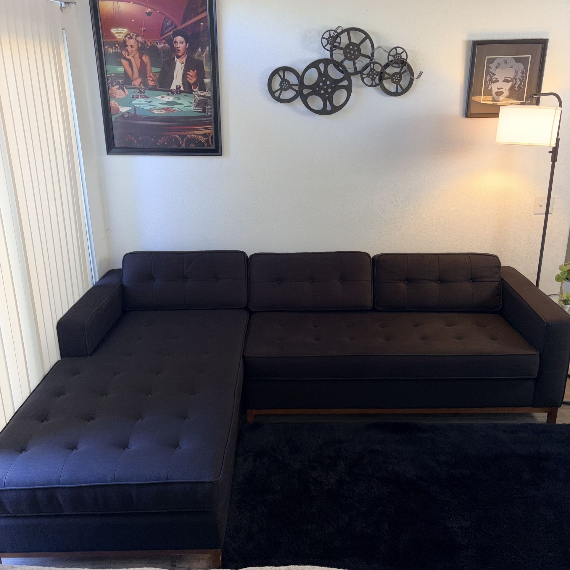 Black Sectional 
