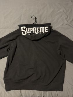 Supreme Mister Cartoon Zip Up Hooded Sweatshirt