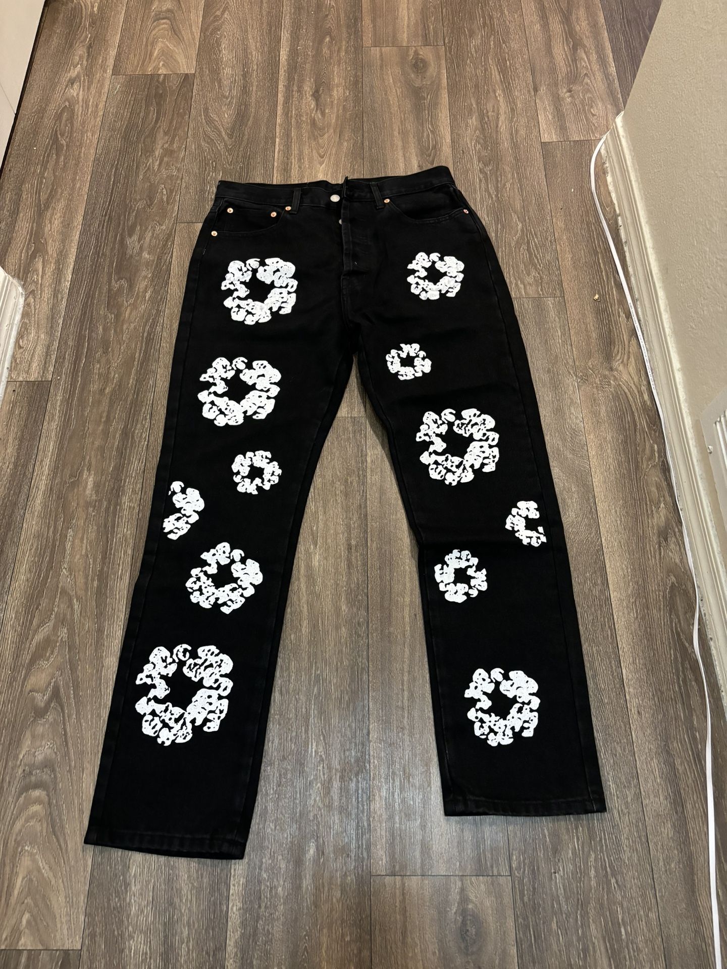 Denim Tears Pants Black - Size 32x32