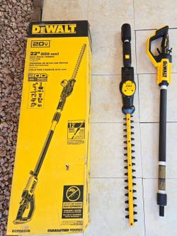 DeWALT 20V Pole Hedge Trimmer 22in with 180° articulating head