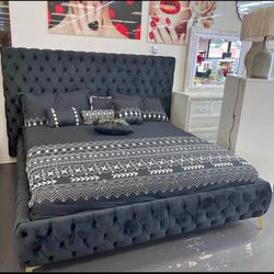 WOW 😮 All In Stock! TUFTED Bed Frames For Pickups Or Delivery 🚚 