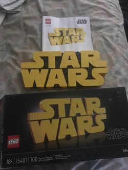 Collectible Lego 700 piece Star Wars with boxing book model 75407 only $50