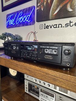 Step Back to 1996: Premium Sony TC-WE805S Dual Cassette Deck 📼