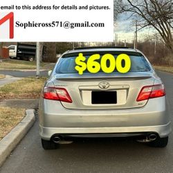 🍁Urgent Sale 20 07 Toy ota Camry SE 3.5L V6.