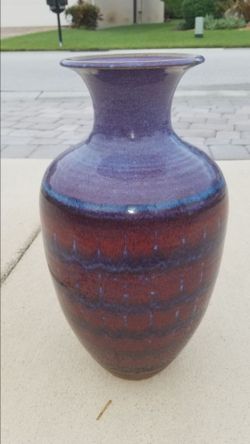 Large Vase Purple19"h