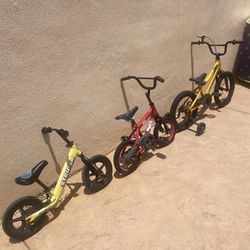 3 Kids Bikes 