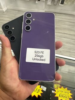 S23 FE unlocked. Cash or $50 down w approval
