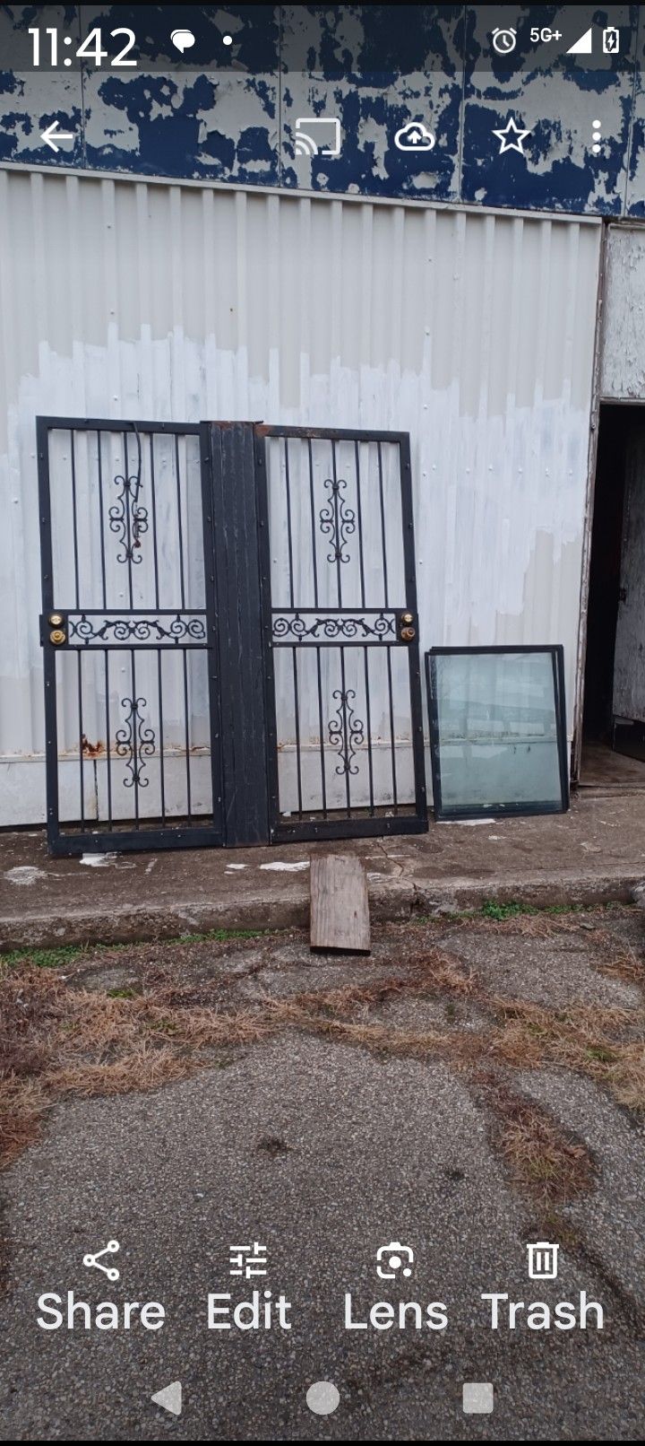 Security Doors Separate Or Together Very Strong Constru Ion. 100.00