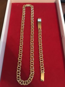 14k Gold filled Tejido chino link chain and bracelets