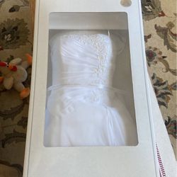 Strapless Wedding Dress From David’s Bridal