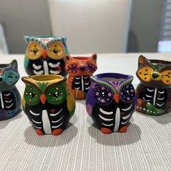 Mini Alibrije Plant Pots (Day Of The Dead)