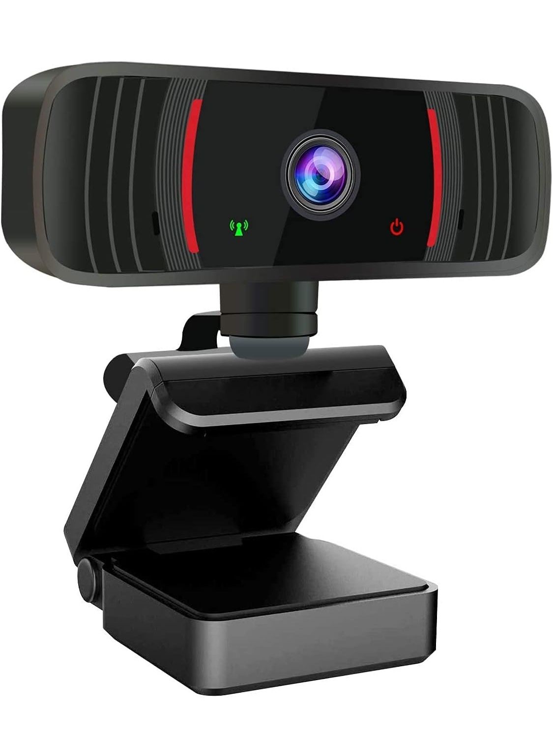 New! Webcam with Microphone for Desktop, 1080P HD USB Web Cameras, Computer Camera for Laptop,Plug and Play Webcam and Stereo Microphone for Zoom/Vide
