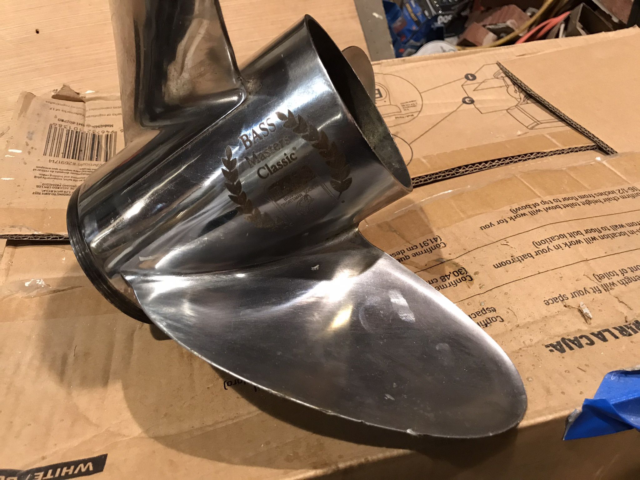 Stainless Boat Prop