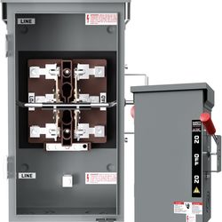 200A Generator Transfer Switch for Home Generator, 48000W Manual Double-Throw Disconnect Switch, 120/240-Volt, NEMA 3R with Wiring Lugs, Indoor/Outdoo