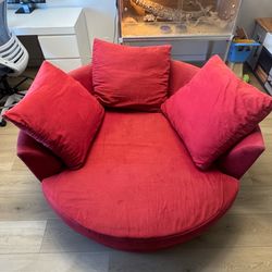 Red couch