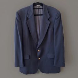 Christian Dior Monsieur Men’s Navy Blazer Sport Coat Jacket 43L Paris New York