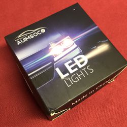 9006 LED Headlights Kit Combo Bulbs 6500K High Low Beam Super White Bright