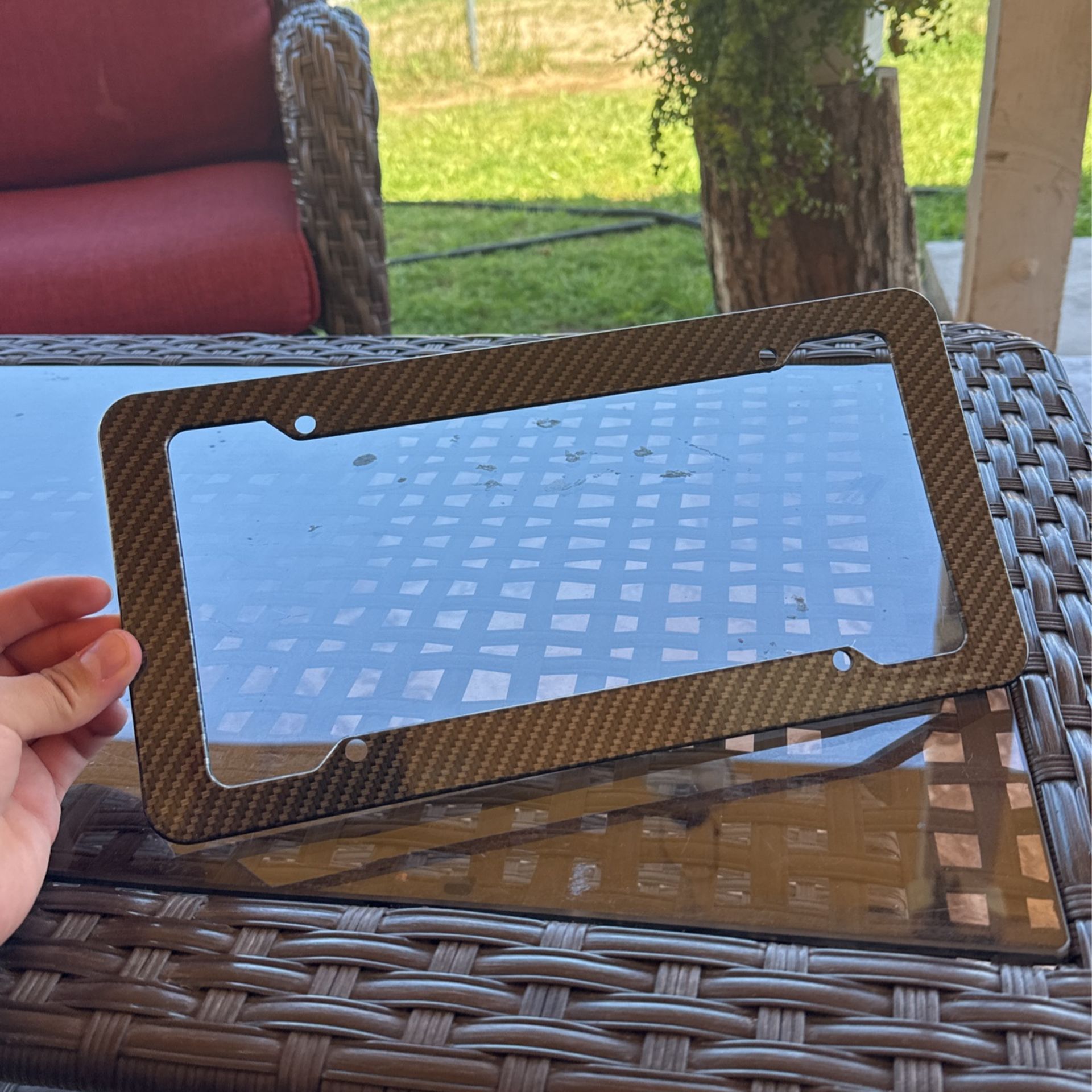 Carbon Fiber License Plate Holder