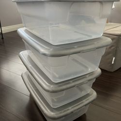 Plastic Containers Storage Bins